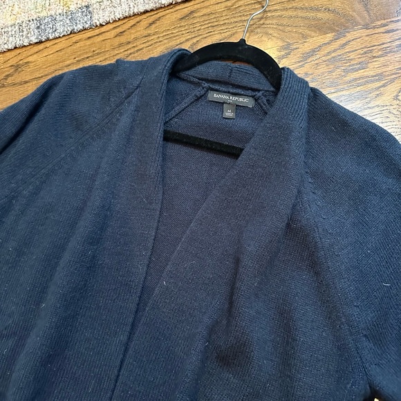 Banana Republic cardigan navy medium - Picture 3 of 3
